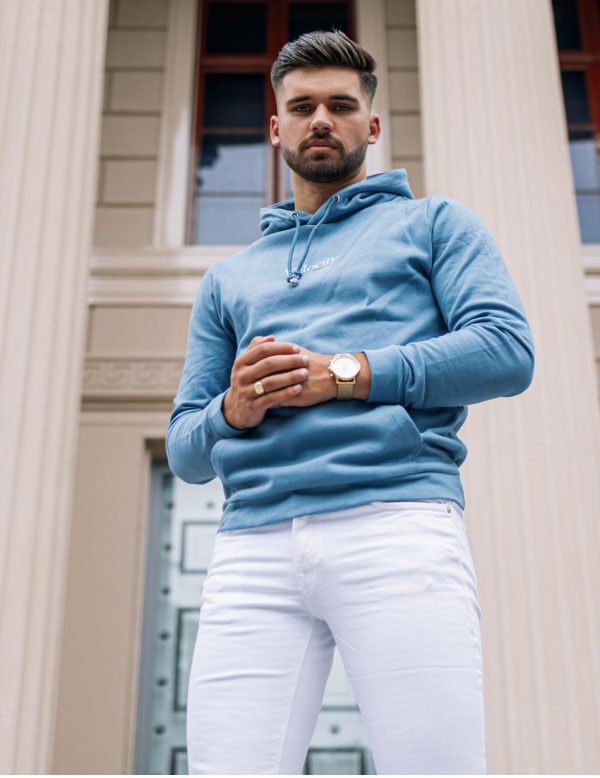 The Changemaker Hoodie | Provincial Blue